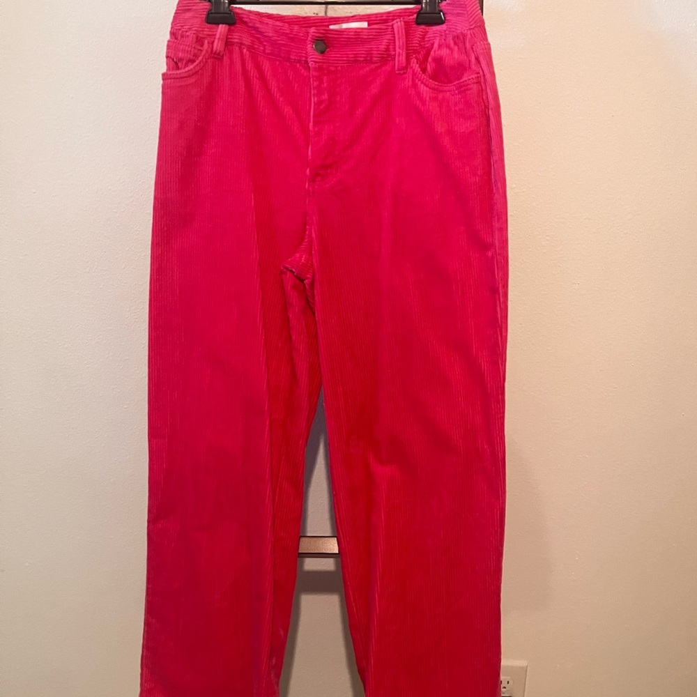 Vibrant Pink Corduroy Pants